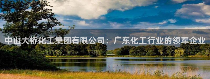 球盟会登陆中心：中山大桥化工集团有限公司：广东化工行业的领军