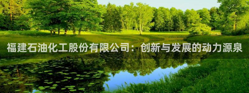球盟会官方：福建石油化工股份有限公司：创新与发展的动力源泉