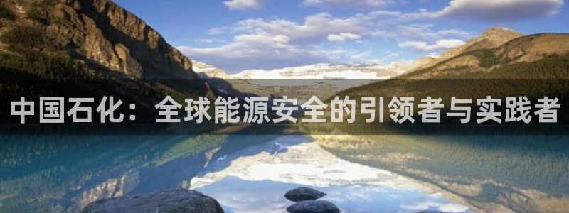 球盟会官网：中国石化：全球能源安全的引领者与实践者