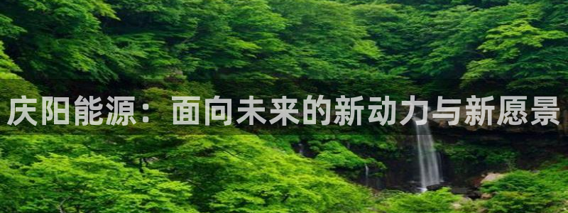 球盟会在线登录：庆阳能源：面向未来的新动力与新愿景