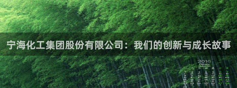 球盟会能退钱吗现在：宁海化工集团股份有限公司：我们的创新与成