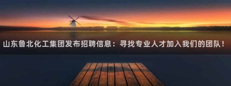 球盟会入口：山东鲁北化工集团发布招聘信息：寻找专业人才加入我