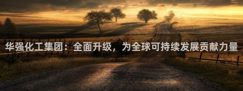 球盟会app最新地址在哪里：华强化工集团：全面升级，为全球可